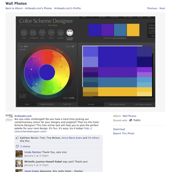 Artbeads color designer