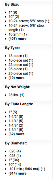 search-refinement-drill-bit