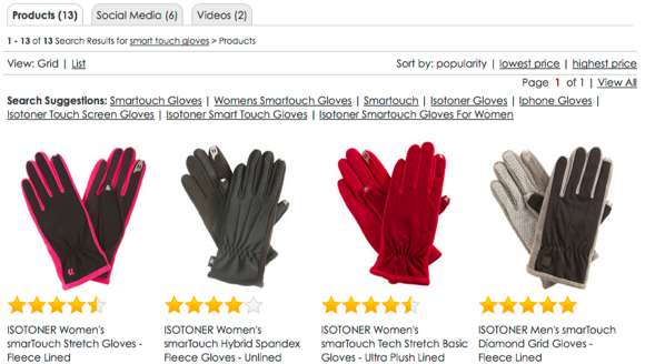 Totes search result