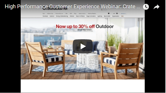 Customer Experience Webinar - Crate & Barrel Interview
